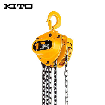 KITO 手拉葫芦 环链吊装起重工具 倒链手动葫芦 CB010 1T6M 200285