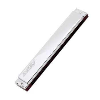 东方鼎28孔复音口琴t28-1银色盖板a调b调f调g调等14调全c调以外在此