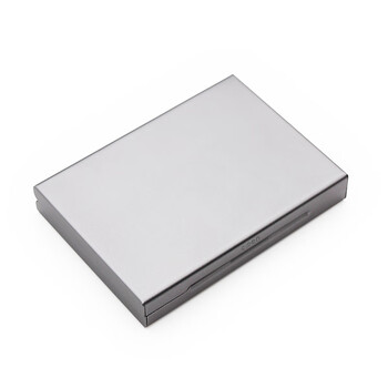 证收纳盒男女多卡位卡包卡夹名片夹钱夹铝合金不锈钢灰色铝合金四卡位