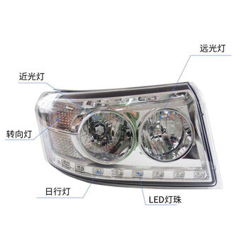 统灿适用于一汽青岛解放汽车重卡货车2010款新大威新款前大灯前照灯总