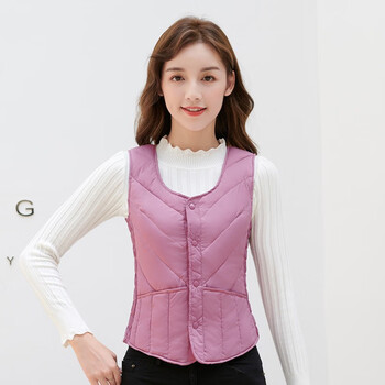 棉马甲女新款加绒加厚保暖马夹韩版修身短款背心内穿坎肩时尚内胆皮