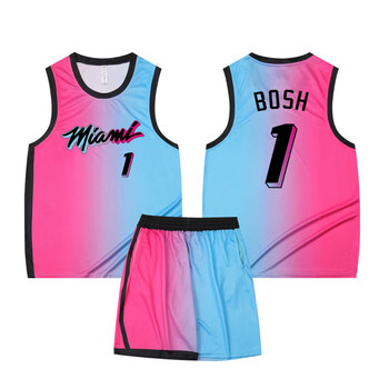 运动特工篮球服套装男湖人城市版23号詹皇球衣篮网热火韦德3号球服女