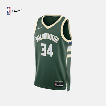 nba 雄鹿队阿德托昆博dri-fit sw男子球衣透气速干 dn2012-323 腾讯