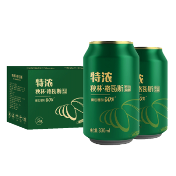 紅允秋林格瓦斯特濃330ml6罐液體面包發酵飲品哈爾濱特產汽水易拉罐