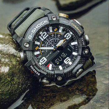 新款卡西欧小泥王三代户外登山表碳纤维运动防水手表男gg-b100-1a gg