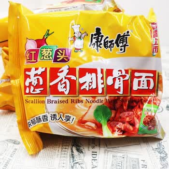 康师傅方便面经典红葱头葱香排骨面24袋整箱装夜宵泡面加班食品节日送