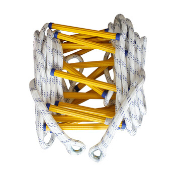 泰尔 消防户外软梯登山逃生软绳梯高空作业安全绳梯15米