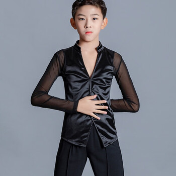 gduckkids少儿拉丁舞服男童练功服儿童比赛规定标准考级服舞蹈演出服