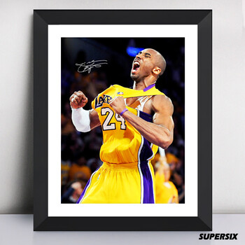 科比海报科比纪念品 摆件挂画相框照片篮球礼物周边壁纸海报装饰画 浅
