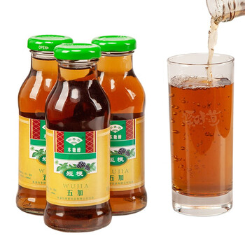 溪味道怡香碧短梗五加饮料255ml*6瓶东北刺五加饮料植物饮料五加汁