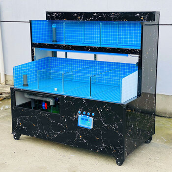 贝拉缘海鲜缸商用海鲜池制冷机一体大闸蟹饭店移动海鲜鱼缸冰鲜台贝类