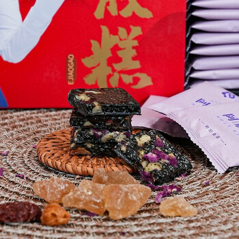 冬梅姐玫瑰蔓越莓阿胶糕  500克/盒 山东东阿阿胶糕 玫瑰蔓越莓阿胶糕