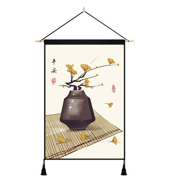 挂毯画民宿中式中国风背景布ins挂布挂画布艺挂毯客厅墙上墙壁平安
