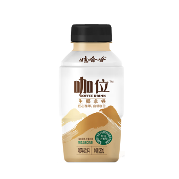 娃哈哈【新品】娃哈哈咖位即饮咖啡生椰鲜萃拿铁280ml*6瓶 生椰拿铁