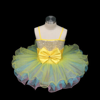 clcey儿童芭蕾舞裙蓬蓬裙亮片吊带纱裙新款公主裙幼儿园舞蹈演出服