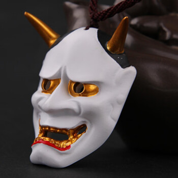 万圣节动漫圣诞节鬼头般若能面天狗妖狐影纹身挂饰面具t 图片价格品牌报价 京东
