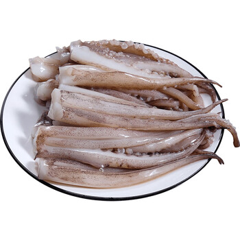 新鲜冷冻鱿鱼须青岛鱿鱼爪鱿鱼腿鲜活海鲜烧烤串铁板火锅鱿鱼头 去牙
