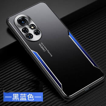 驰界 刀锋荣耀v40轻奢版手机壳华为保护套全包镜头防摔金属硬硅胶