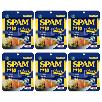 荷美尔spam世棒午餐肉罐头 开罐即食火腿猪肉早餐三明治汉堡肉片60克