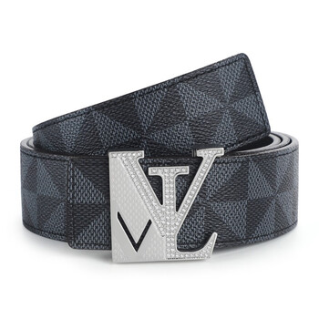 vvbrown皮带男奢侈品镶钻平滑扣商务潮流中青年休闲裤带送礼8378p15