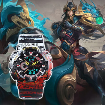 卡西欧(casio)五虎上将手表联名款游戏动漫款联名男款初高中学生二