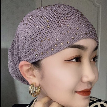 惜碧柔回族女人的套头纱巾时尚穆斯头巾新款纱巾帽子头套方便盖头女回