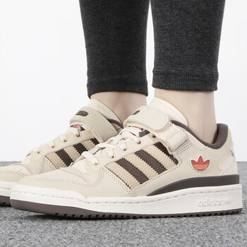 阿迪达斯 (adidas)三叶草女鞋 运动鞋低帮轻便时尚潮流复古forum low