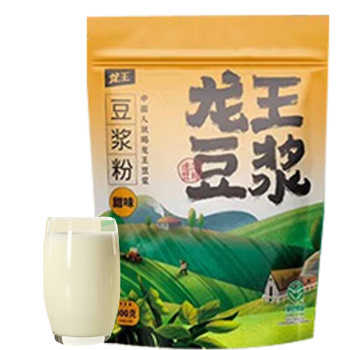 龙王豆浆粉 国风系列甜味豆浆粉 速溶早餐豆浆 300g*1袋
