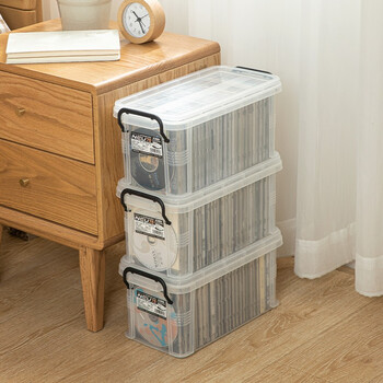 家の物语日本进口cd收纳盒塑料光盘盒大容量dvd光碟片收纳箱ps4游戏光碟相册漫画书整理盒一个装 图片价格品牌报价 京东