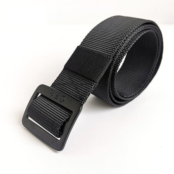 消防训练火焰蓝编织内腰带黑色帆布新式编织内腰带救援作训战术