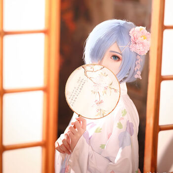 赛瑟达 蕾姆和服cos浴衣从零开始的异世界拉雷姆睡衣cosplay装 蕾姆