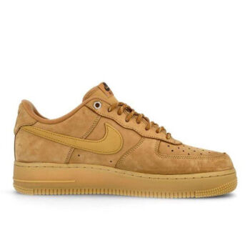 耐克nike air force 1鞋男 空軍一號小麥色二代高低幫 af1麂皮運動