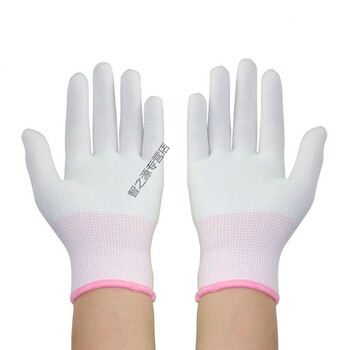 白色尼龙手套(12双) l