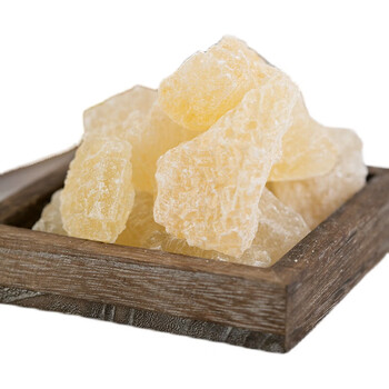 虎钢馋广西老冰糖散装传统大块多晶甘蔗黄冰糖块煮糖水煲汤 (中大)黄