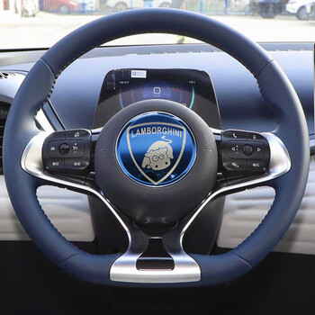 柳阳比亚迪元plus方向盘车标贴海豚海豹海鸥专用金属byd车标logo标志