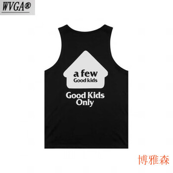 vzvp官方fff联名马思唯潮牌无袖上衣新房子印花国潮细肩运动篮球背心 