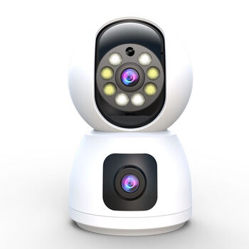 摄像头360度wifi室内远程连手机对讲家用wifi款双画面监控看家神器送