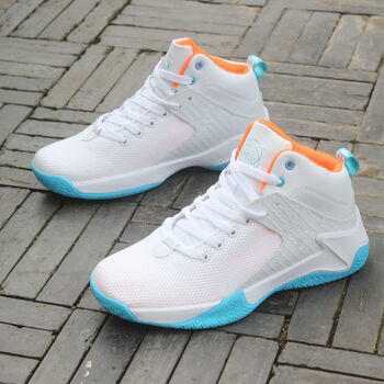 nba舰全城9棉花糖夏季新品篮球鞋中学生男网透气高帮鞋青少年防滑磨