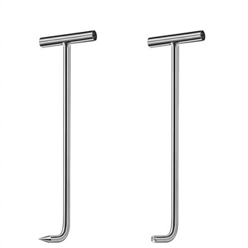 百骄 ml-171 井盖钩子挂钩工具钩子钩下拉货勾子钢t型丁子钩卷闸门