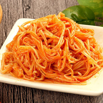 香辣金针菇250克每袋开胃解馋下饭菜小零食新鲜咸菜一斤半每袋250克x3