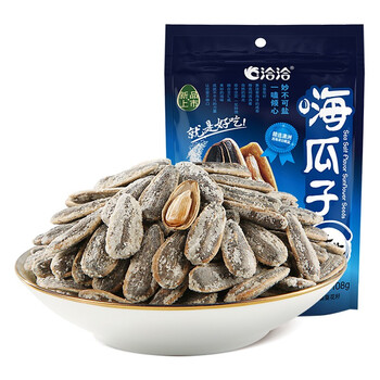 洽洽海盐瓜子葵花籽办公室追剧休闲零食坚果炒货海盐味108g1袋