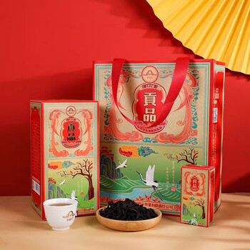 和德元贡品大红袍武夷岩茶乌龙茶春茶浓香型150克盒送茶茶礼正品