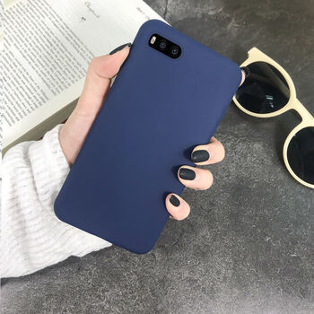 欣迪斯小米6手机壳女纯色硅胶网红mi6全包防摔手机保护套软壳超薄男潮