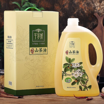 茗仟山茶油有机茶籽油低温压榨一级绿色食品5l