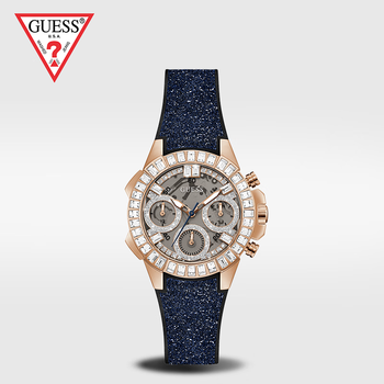 guess摩登水晶手表女盖尔斯闪耀气质时尚女表石英腕表gw0313l3