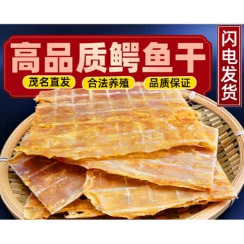 泰国进口鳄鱼肉干500g精选鳄鱼干煲汤即食食材茂名发货非泰国进口