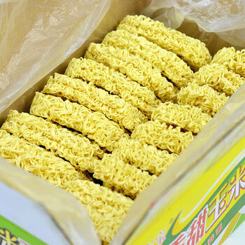 广东新鲜散装玉米面大碗营养面条整箱方便面火锅鸡蛋粗粮面36斤竹升面