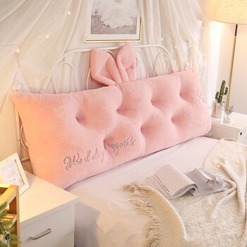 公主风床头靠背垫儿童可爱床靠背床头软包大靠枕ins网红榻榻米床上