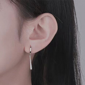 dolv铂金耳钉pt950索隆耳环男女潮个性气质白金耳饰生日礼物铂l金索隆