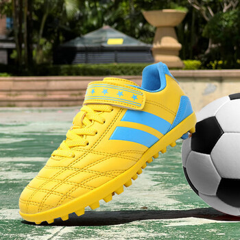 依锦艾李宁寕足球鞋儿童专用碎钉男童小学生训练鞋男孩球鞋童nike黄色